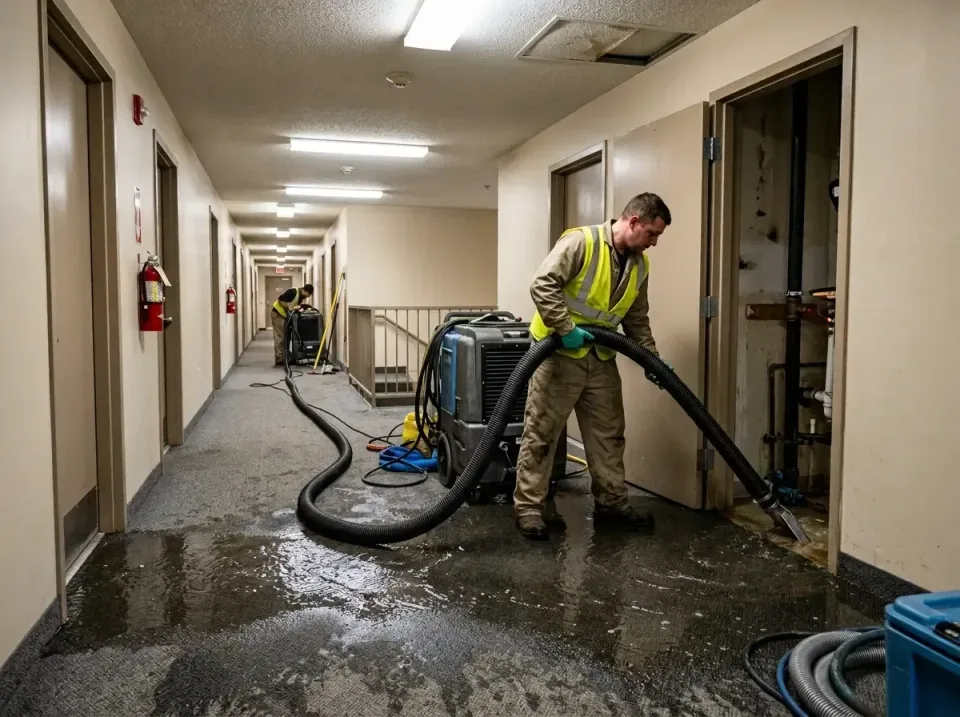 multi-unit-apartment-hallway-f-005 — frequently asked questions, Emergency Burst Pipe Water Extraction & Removal in Meadow G…